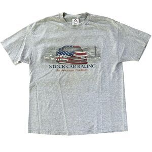 Vintage Stock Cars Racing American Tradition AAA brand T-shirt XL‎